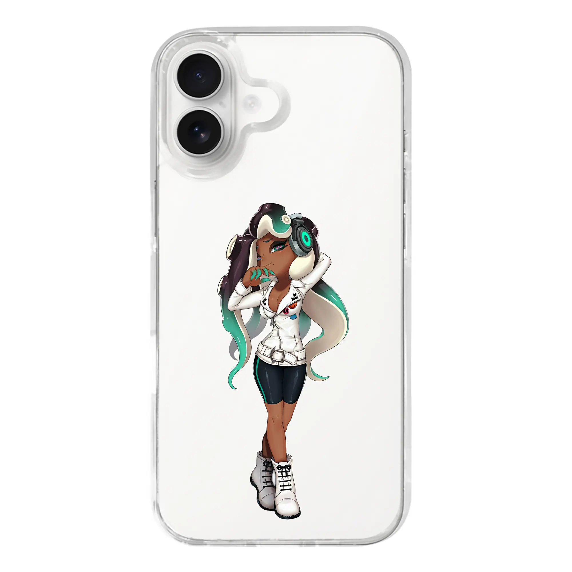 スプラトゥーン グッズ,イイダ - iPhone 17シリーズ 透明スマホケース – 薄型・耐衝撃・精密フィット保護カバー